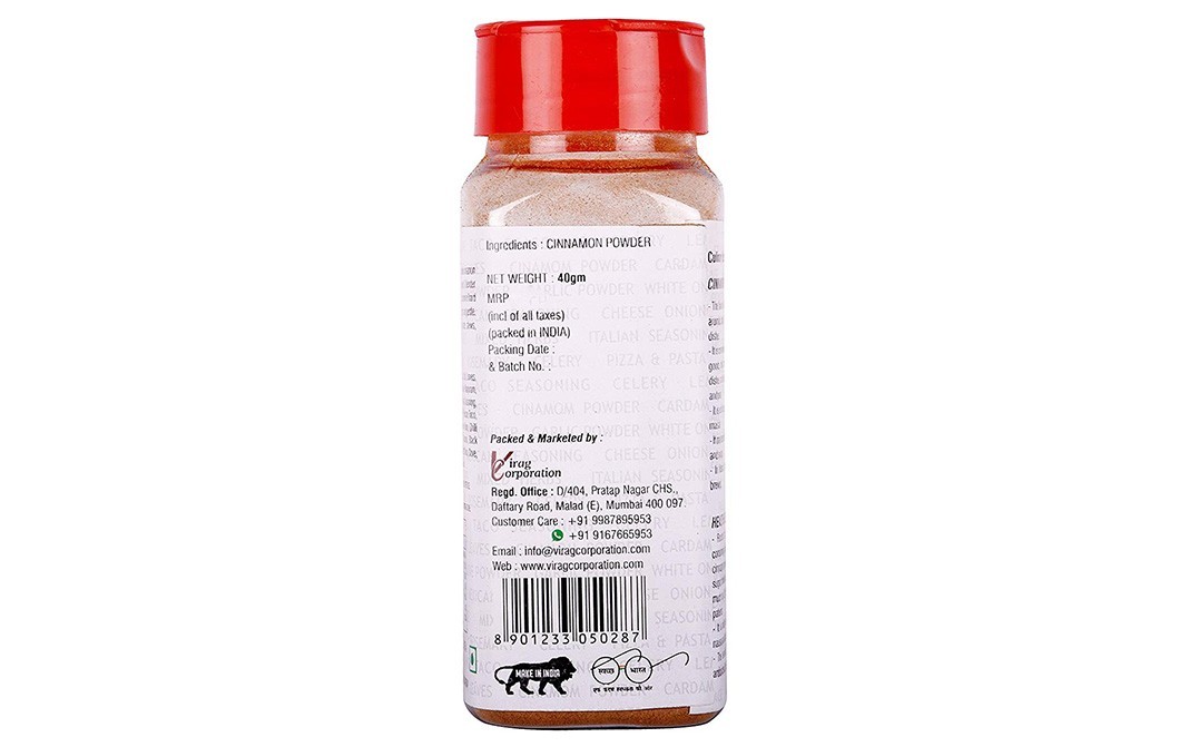 Aanya Gourmet Collection Cinnamon Powder    Bottle  40 grams